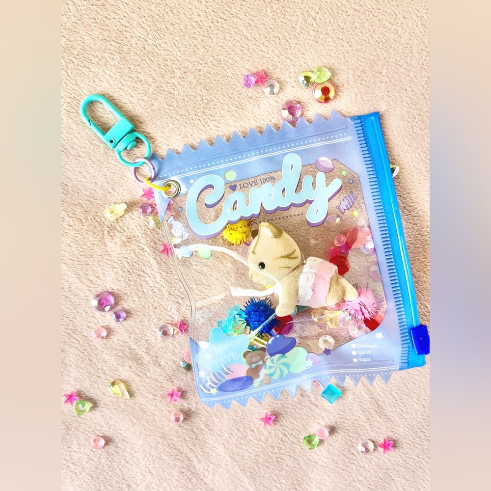 Candy Calico Critters Mini Pouch Keychains - Picture 6 of 7